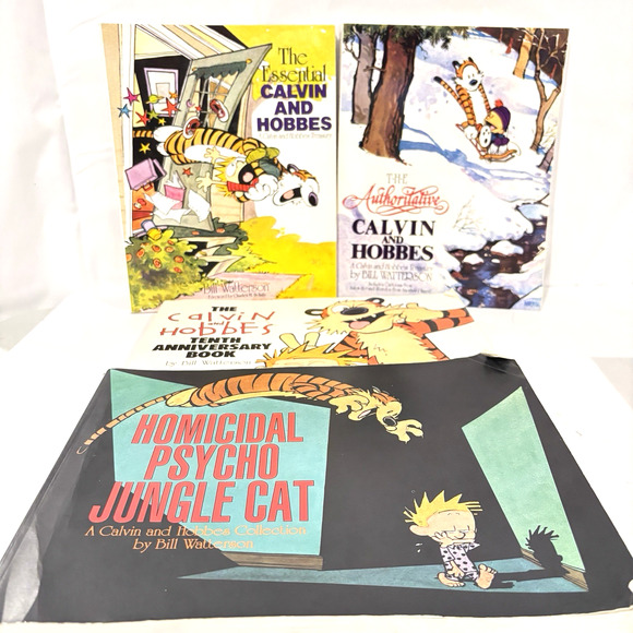 Calvin & Hobbes Collection By Bill Watterson Comic Strips PB Books Lot Of 11 - Picture 5 of 9